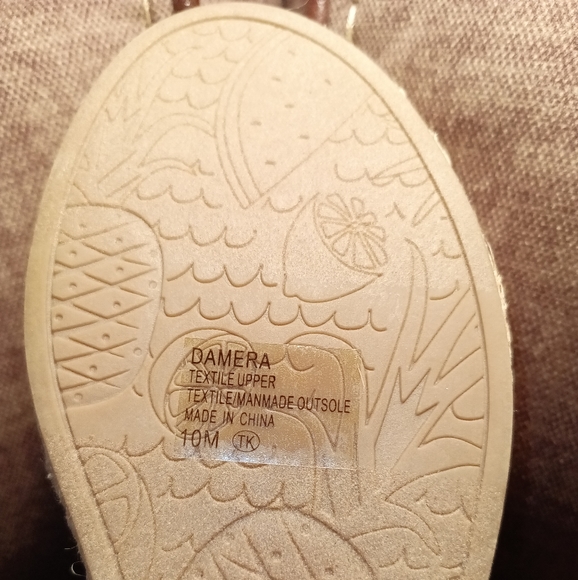 Pop Women's wedge sandals size 10M - Picture 5 of 7